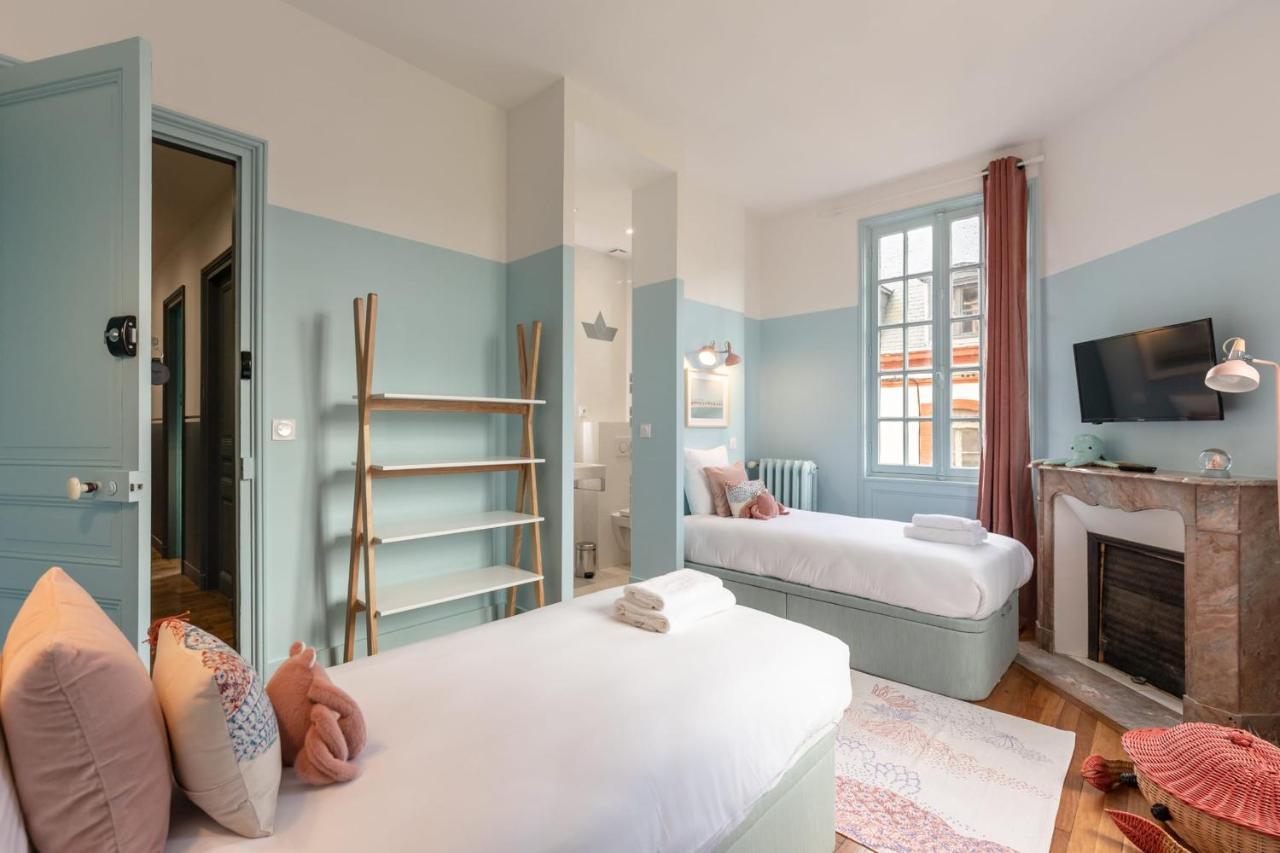 Le Manoir Des Embruns 14P - Location N1- Terrace- Public Parking 2 Min Villa Honfleur Bagian luar foto