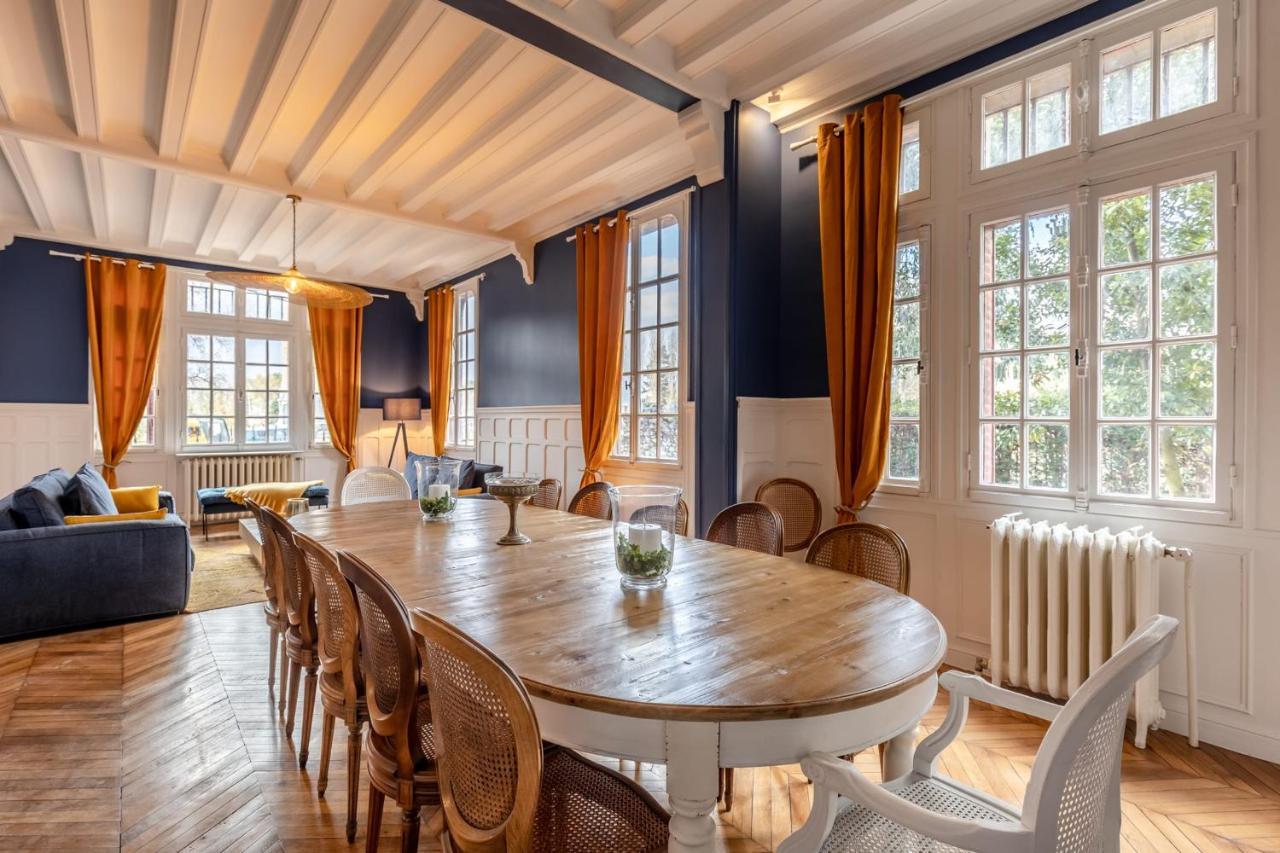 Le Manoir Des Embruns 14P - Location N1- Terrace- Public Parking 2 Min Villa Honfleur Bagian luar foto