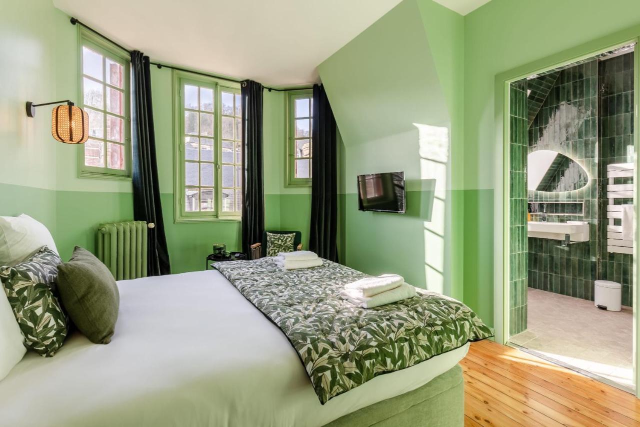 Le Manoir Des Embruns 14P - Location N1- Terrace- Public Parking 2 Min Villa Honfleur Bagian luar foto